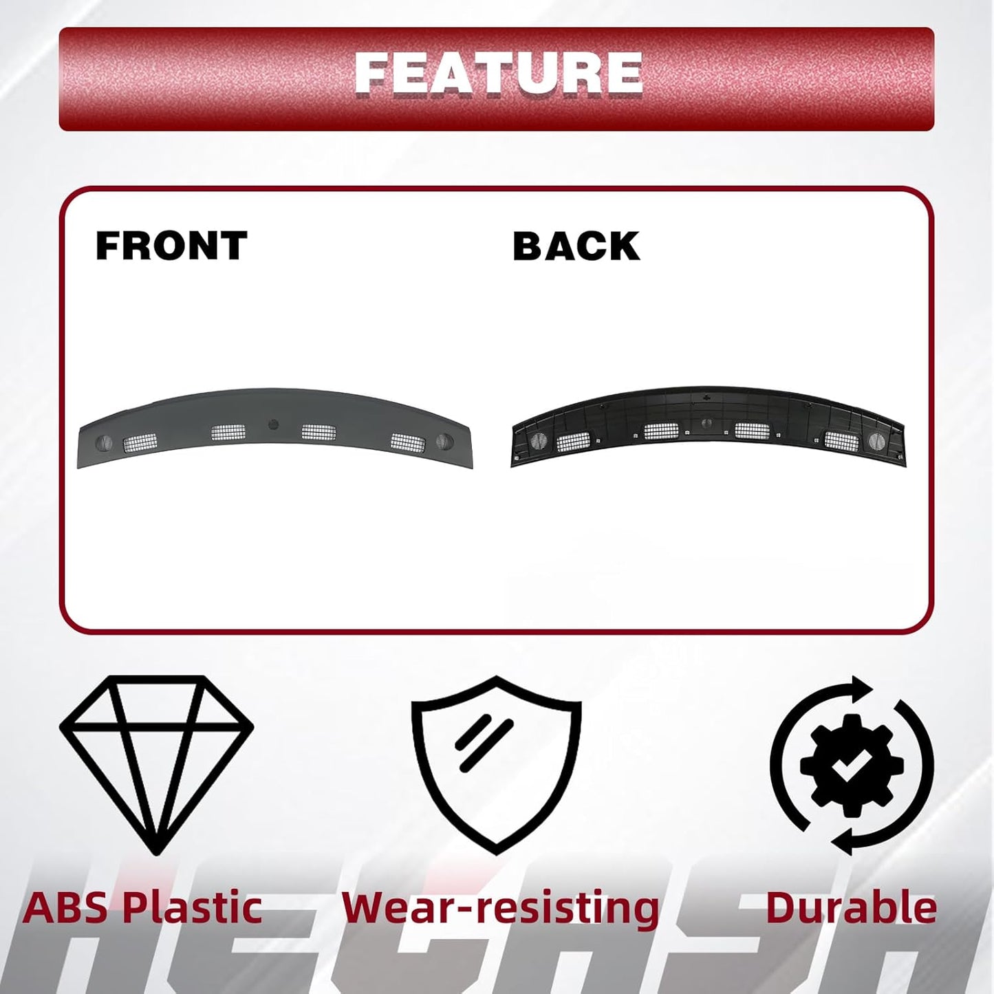 Upper Dashboard Panel Compatible with 2002-2005 Dodge Ram 1500 2003-2005 Dodge Ram 2500 3500 Dashboard Replacement for 5GT31XDVAC - Slate Gray LYAP-641