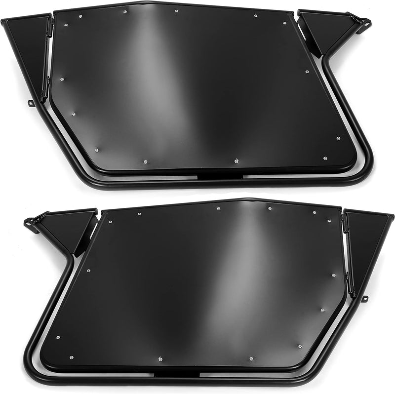 UTV Metal Doors w/Latches Compatible with 2008-2021 Polaris RZR 800/ S 800/ XP 900 570 2 Door Models Suicide Doors 2 PCS LYPS-052S