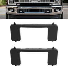 Front Bumper Tow Hook Bolt Cover Cap Compatible with 2017-2022 Ford F250 F350 F450 F550 Super Duty Replace for FO1037107 HC3B 17F751-AC, HC3B 17F751-AD, HC3Z17A900D, HC3Z 17A900-B 2PCS