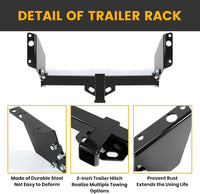 Load image into Gallery viewer, 2 Inch Class 3 Tow Trailer Hitch Receiver Compatible with 1983-2011 Ford Ranger 1994-2009 Mazda B2300 B3000 B4000 Pickup LYAM-494S

