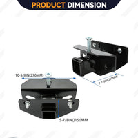 Load image into Gallery viewer, KUAFU Class 3 Rear Towing Trailer Hitch Compatible with 2003-2023 Dodge Ram 1500 2500 3500 Classic Rear Receiver Hitch Tow Towing Combo W/Cover Kit - 2 inch LYAM-251
