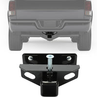 Load image into Gallery viewer, KUAFU Class 3 Rear Towing Trailer Hitch Compatible with 2003-2023 Dodge Ram 1500 2500 3500 Classic Rear Receiver Hitch Tow Towing Combo W/Cover Kit - 2 inch LYAM-251
