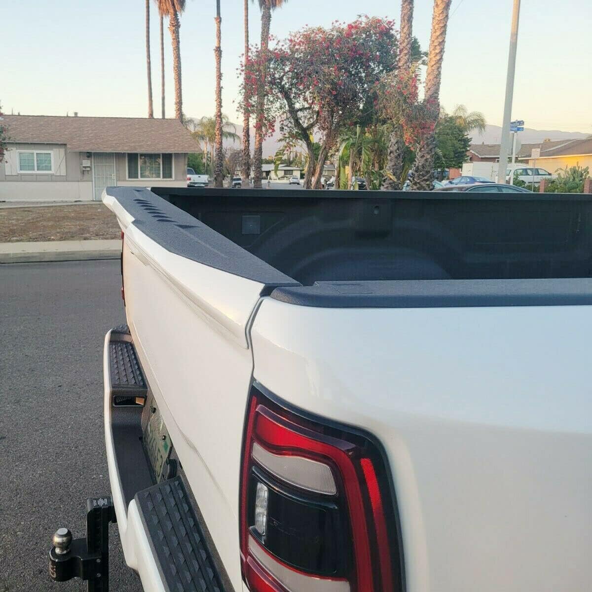 Air Design Tailgate Spoiler Compatible with 2009-2021 Dodge Ram Classic 1500 2500 3500 Replacement for #CH06A16 Black Cap Molding Top Protector LYAP-132S