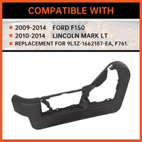 Load image into Gallery viewer, Front Drivers Side Seat Trim Panel Cover Bezel Compatible with 2009-2014 Ford F150 Lincoln Mark LT Replacement for 9L3Z-1662187-EA NOT Fit for Manually Adjusting &amp; Super Cab Power Seats LYAP-397
