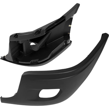 KUAFU LH Front Bumper End Cap+Reinforcement Compatible with 08-17 Cascadia