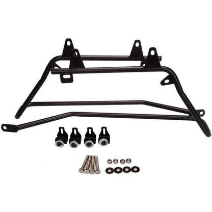 ECOTRIC Saddle Bag Conversion Brackets Support Guard Compatible with Harley Softail 1984-2017 Heritage Springer Fatboy FLSTF FLSTS Bad Boy FXSTSB EFI FLSTFI (Except for Deuce Models) Black