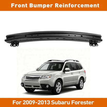 ALMULOO Front Bumper Reinforcement Compatible with 2009-2013 Subaru Forester Replacement for SU1006144 57711SC0109P Steel Electrophoresis Primed Black