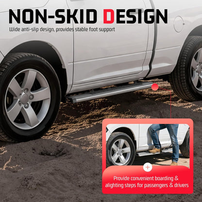 ALMULOO Side Steps Compatible with 2009-2026 Dodge Ram 1500 2500 3500