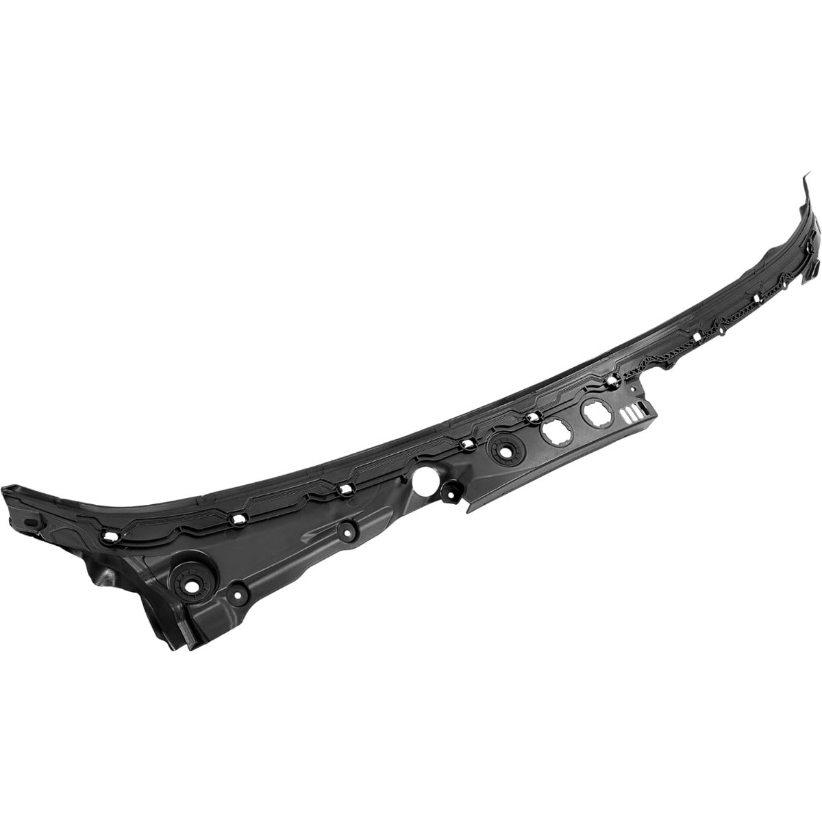 Windshield Wiper Cowl Panel Compatible with 2011-2016 BMW 528i 535i/d 550i M5 Active Hybrid 5 Replacement for 51717203124 Air Inlet Grille Window Panel Cowl Cover Plastic Black