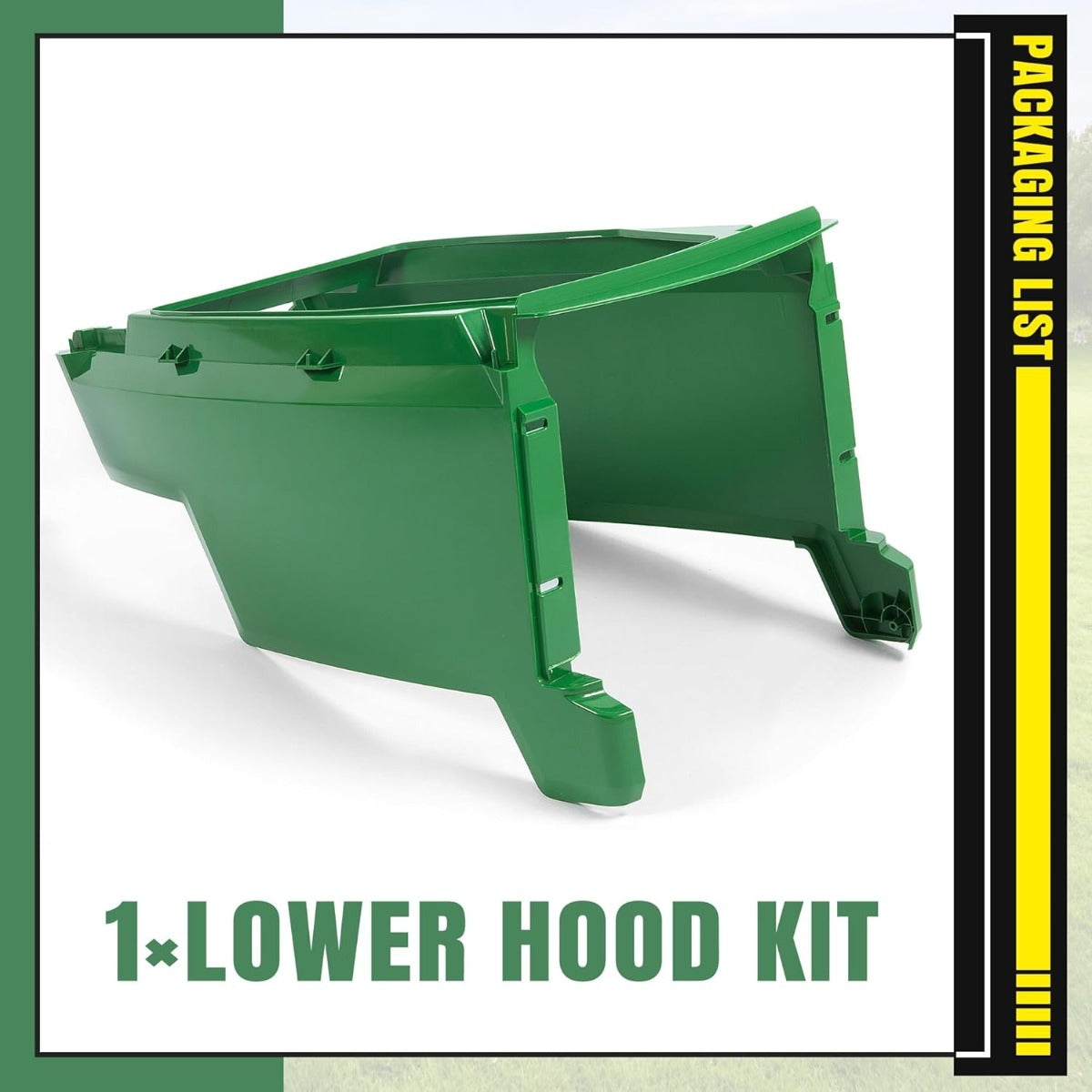 Lower Hood Kit Compatible with John Deere LX172 LX173 LX176 LX178 LX186 LX188 GT242 GT262 GT275 Replace for part number AM117724