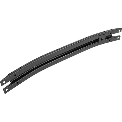 ALMULOO Front Bumper Reinforcement Compatible with 2017-2019 Cadillac XT5 & GMC Acadia Replacement for 84331465 GM1006695 Steel Powder Coated Steel Black
