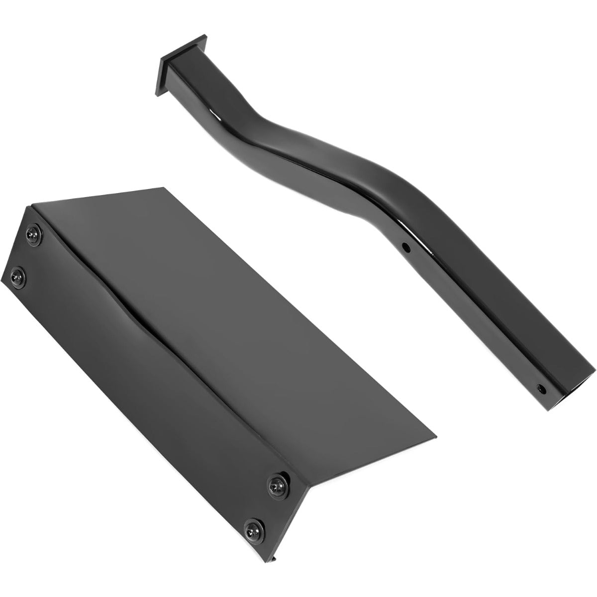 KUAFU Universal Rear Fender Bracket Replacement for 1406-6A Half Fender | Mounting Bracket Adjustable Support Bracket Pair Powder Coated Steel Black