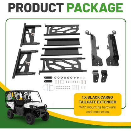 ALMULOO Cargo Tailgate Bed Extender Compatible with Pioneer 700-4 2016+