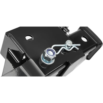 2" Folding Hitch Adapter (Trailer Hitch Folding Extender) with 16.3" Length Compatible with 2 Inch Trailer Hitch Extension Shank Mount Cargo Wheelchair Carrier Adapter 500lbs Weight Capacity