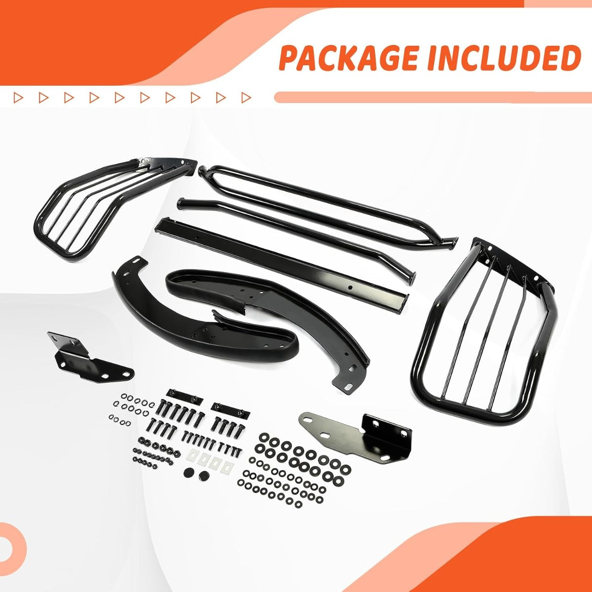 Kojem Brush Guard Compatible with 2003-2017 Ford Expedition Steel Front Bumper Grill Grille Guard Protection Protector Black Power Coated