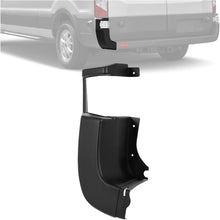 HECASA Rear Bumper Side End Cap Cover Compatible with 2015-2019 Ford Transit 150 250 350 350HD Replacement for CK4Z-17F774-DD FO1104137 Left Rear Bumper Corner Cover