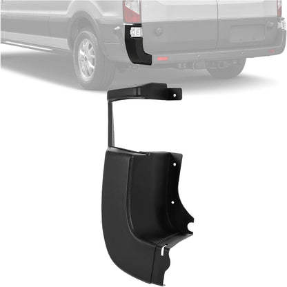 HECASA Rear Bumper Side End Cap Cover Compatible with 2015-2019 Ford Transit 150 250 350 350HD Replacement for CK4Z-17F774-DD FO1104137 Left Rear Bumper Corner Cover
