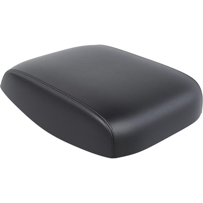 KUAFU Center Console Armrest Cover Compatible with 2009-2015 Honda Pilot Console Lid Cover Pad Replacement PVC Black