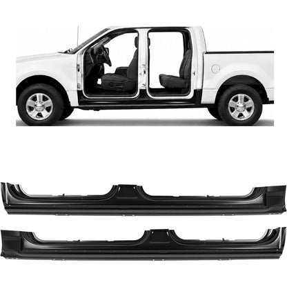 Rocker Panel Compatible with 2004-2008 Ford F-150 Crew Cab