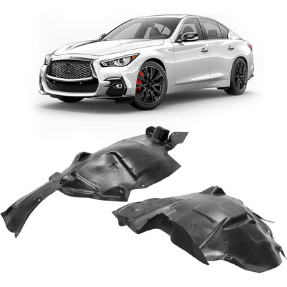 Front Fender Liner Inner Panel for 2014-2023 Infiniti Q50 Replacement for  Wheel Liner Splash Shield Guard Left & Right Side (Front Section)