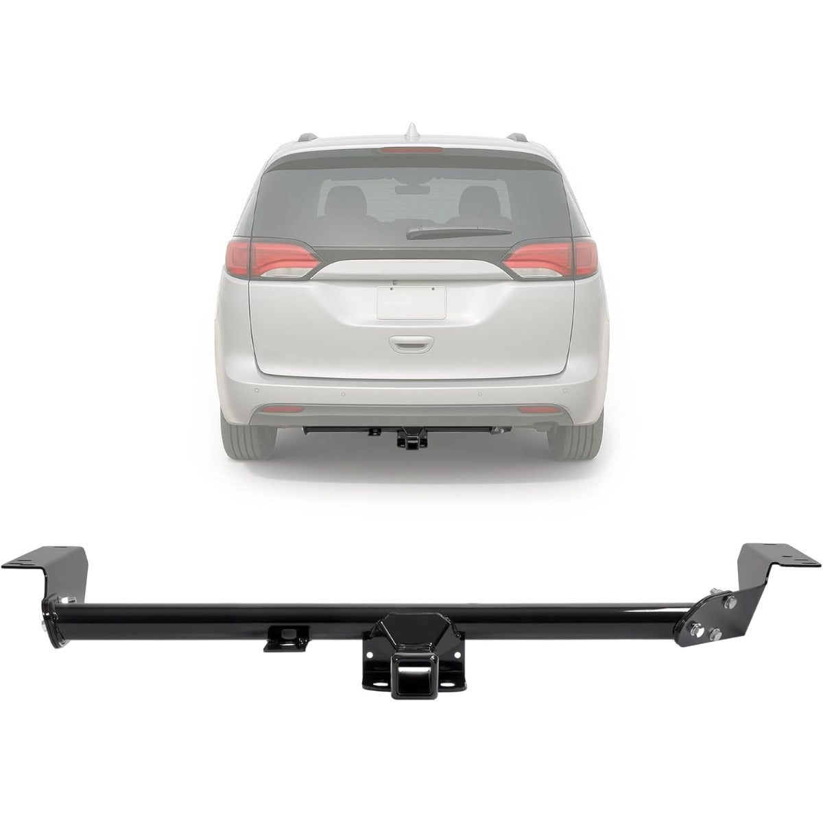 Class 3 Trailer Hitch, 2 Inch Receiver Compatible with 2022-2025 Chrysler Grand Caravan 2017-2025 Chrysler Pacifica 2020-2025 Voyager Trailer Hitch Receiver