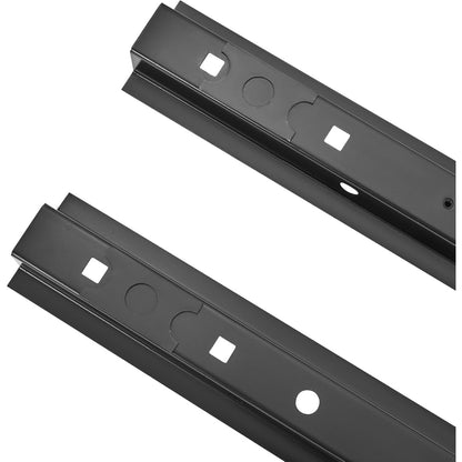 Truck Bed Crossmember Repair Kit Compatible with 2001-2006 Chevrolet Silverado 2500 HD Floor Support Rails Electrophoresis Steel Black