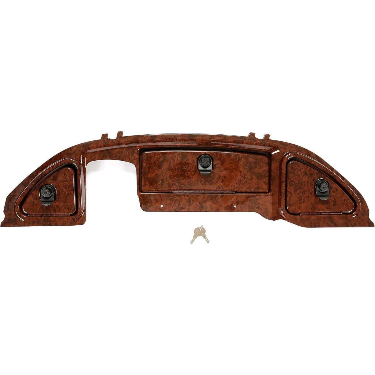 Kojem Dash Kit Compatible with 2008.5-Up Club Car Precedent Tempo Onward Golf Cart Dash Board Cover Assembly Wood Grain W/Locking Doors