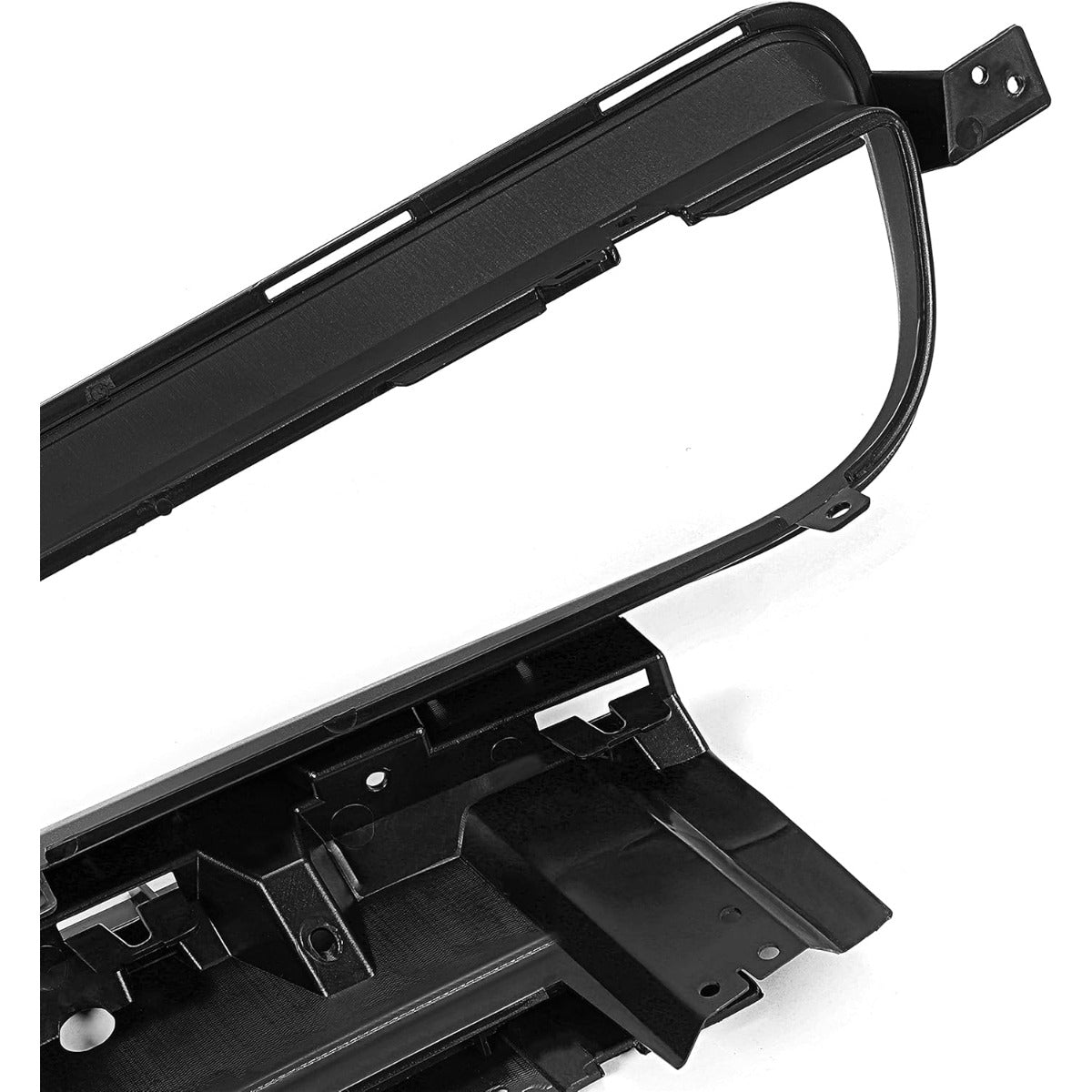 Front Bumper Lower Grille Reinforcement Compatible with 2015-2022 Dodge Challenger Black Grille Assembly Replacement for 68260158AA CH1037123