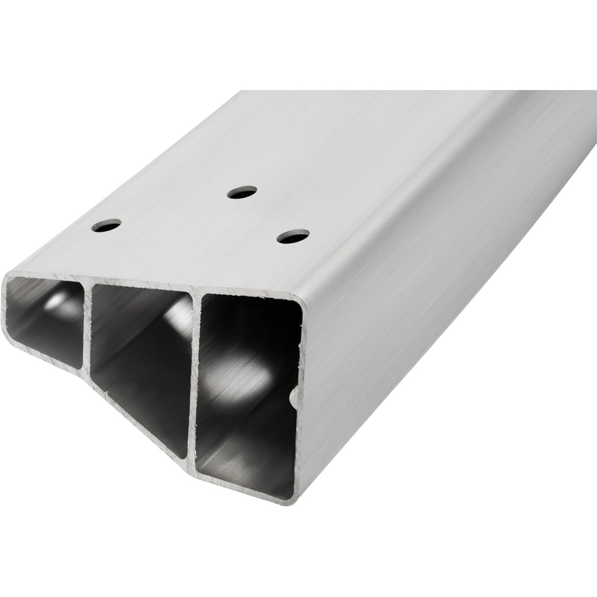 ALMULOO Silvery Rear Bumper Reinforcement Compatible with 2017-2023 Tesla Model 3 Replacement for TA1106100 109531400C 153048499B Aluminium