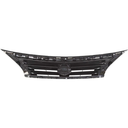 Front Bumper Grill Upper Grille Compatible with 2013 2014 2015 Nissan Altima Sedan Replacement for 623103TA0A NI1200250 Insert Plastic(ABS)