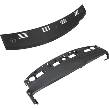 Full Dashboard Replacement Dashboard Panel Dash Pad Cover Compatible with 2002-2005 Dodge RAM 1500 2500 3500 Instrument Panel (Dark Slate Gray) LYAP-028S