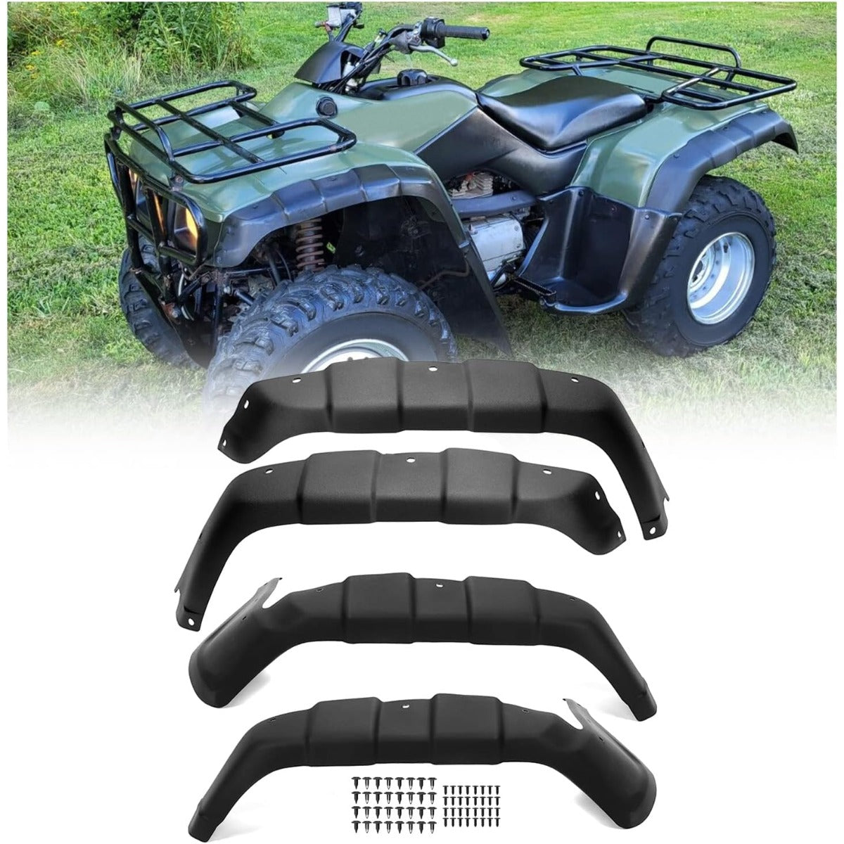 Splash Fender Mud Guard Rear Right for 2000-2003 Honda Rancher Fender Flares Replacement for 80220-HN5-670ZA