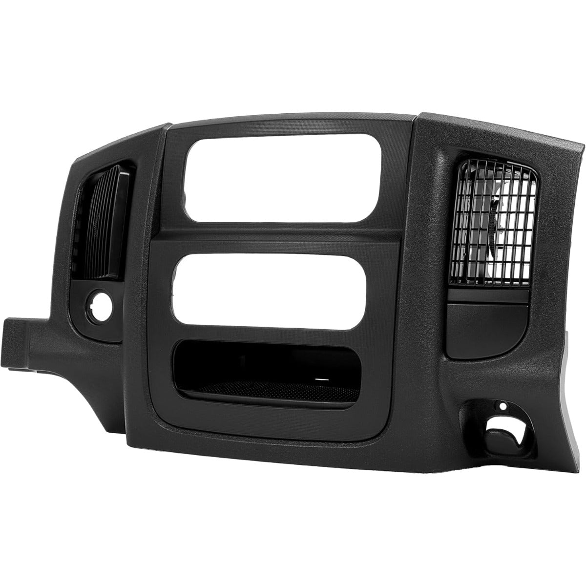 Dashboard Radio Panel Compatible with 2002-2005 Dodge Ram 1500 2500 3500 Replacement for 5GV52TRMAB ABS & PP Plastic Textured Black