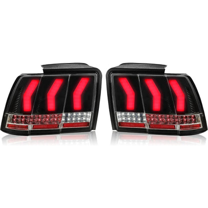 HECASA LED Tail Lights Compatible with 1999-2004 Ford Mustang