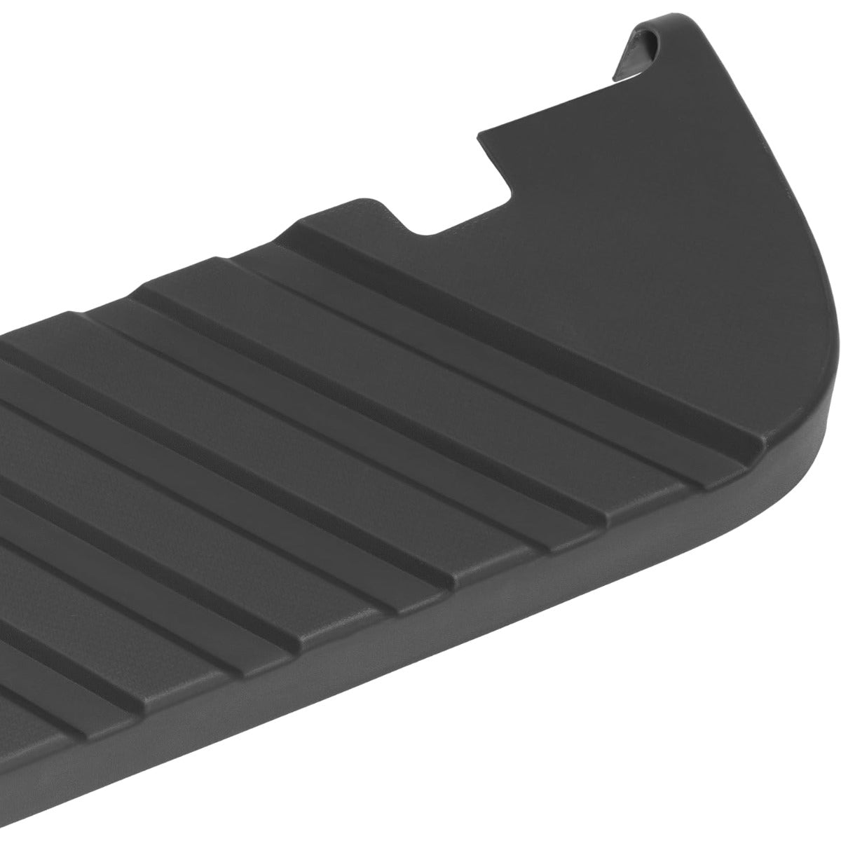HECASA Rear Bumper Step Pad w/Sensor Hole Compatible with 2008-2016 Ford F250 F350 F450 F550 Super Duty Replacement for FO1191131 9C3Z17B807AA Plastic Black