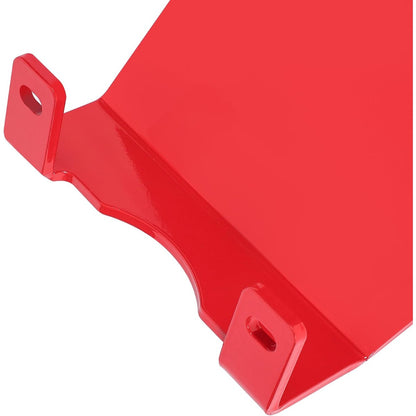 Differential Chassis Skid Plate Compatible with 2007-2018 Jeep Wrangler with Dana 44 Front Axle Replacement for RS6212 Powder Coated Red Heavy Duty Steel