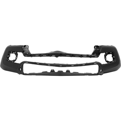 ALMULOO Front Bumper Cover Fascia Compatible with 2016-2023 Toyota Tacoma w/Fender Flare Holes Replacement for TO1000414