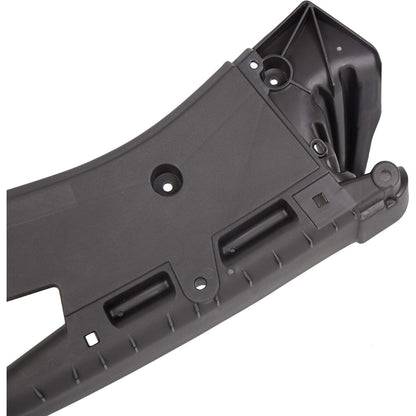 ALMULOO Front Bumper Bracket Compatible with 2010-2017 Chevrolet Equinox GMC Terrain Replacement for 23507949 Plastic PET Black