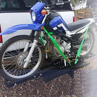 Load image into Gallery viewer, 600LBS Steel Motorcycle Scooter Dirtbike Carrier Hauler Hitch Mount Rack Ramp Anti Tilt T-NS-MRC001T
