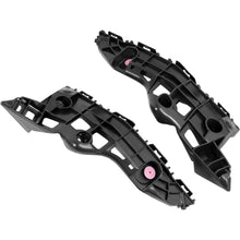 ALMULOO 2PCS Front Bumper Bracket Compatible with 2014-2019 Toyota Highlander Replacement for 525350E050 525360E030 TO1043133 TO1042133 POM Plastic Left & Right
