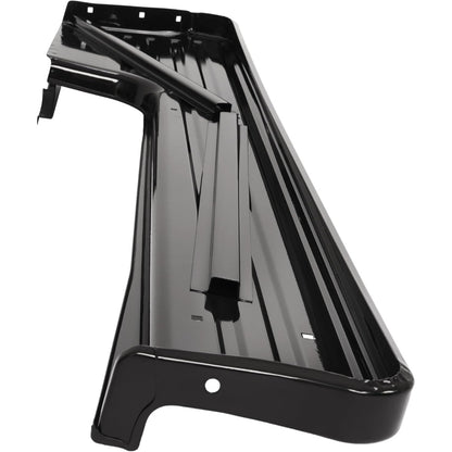 Running Board Pair Compatible with 1953-1956 Ford F100 2-Door Pickup Truck Short Bed Step Board Powder Coated Black Steel Left+Right