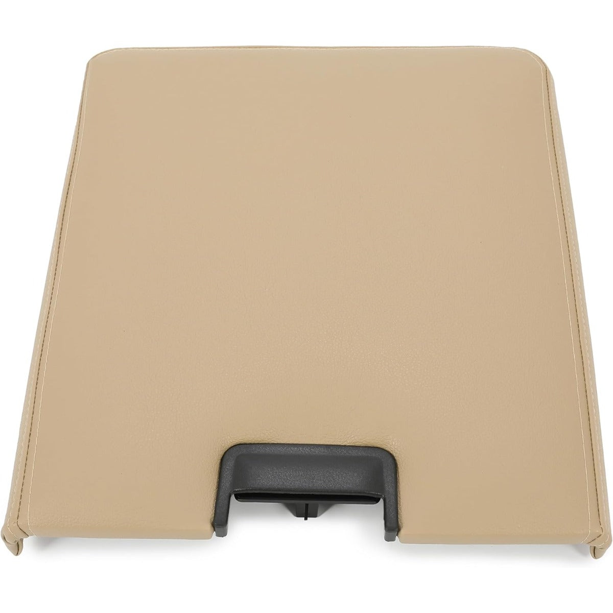 KUAFU Center Console Lid Compatible with 2007-2014 Chevy Chevrolet Silverado Avalanche Suburban Tahoe GMC Sierra Yukon Replace for 20864151 924-810 Seat Armrest Cover with Latch Plastic Leather Brown