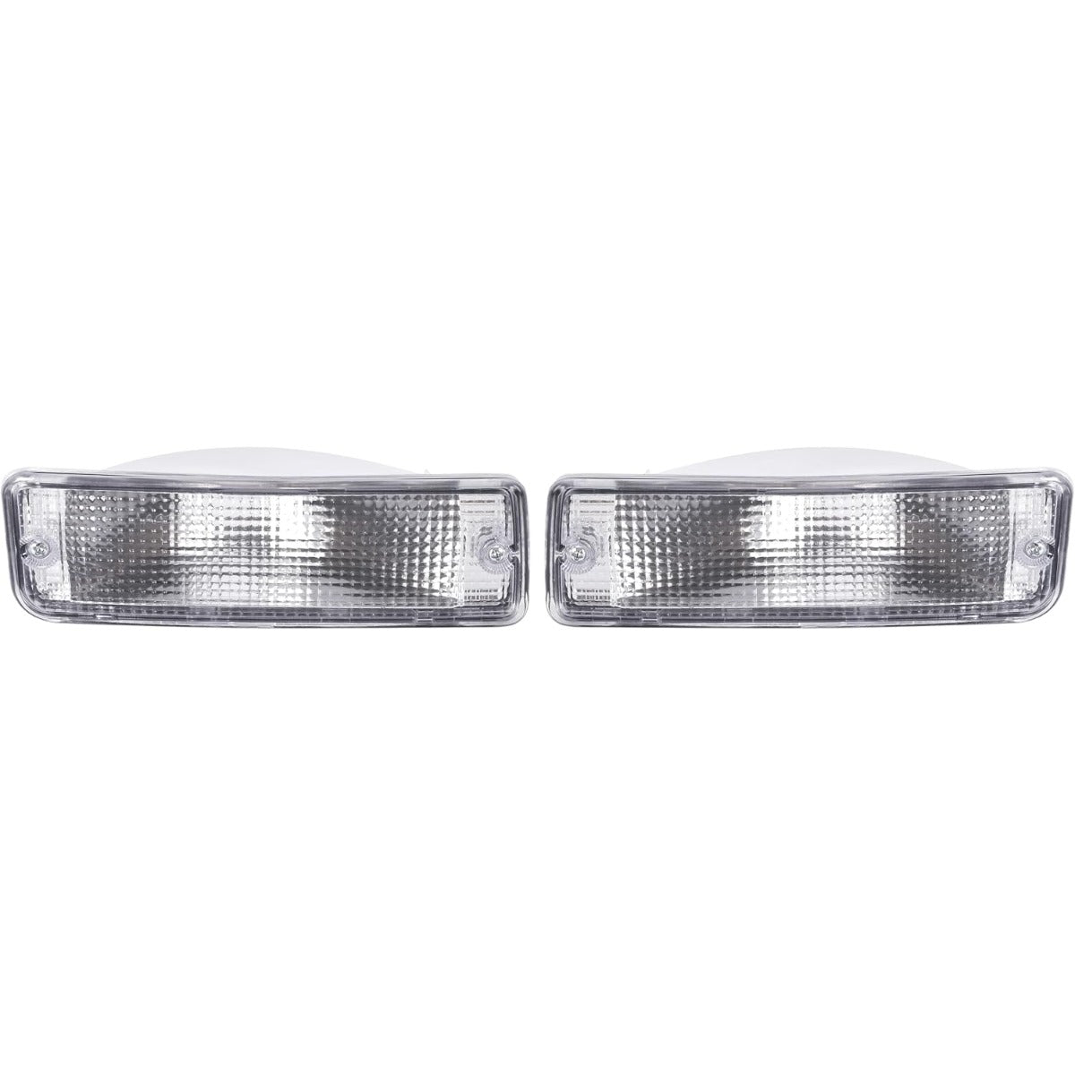 KUAFU Pair Turn Signal Light Compatible with 1989-1995 Toyota Pick-Up Truck 1990-1991 Toyota 4Runner SR5 (2 Wheel Drive Models) Driver and Passenger Side Clear Lens Replace 81510-89133 81520-89133