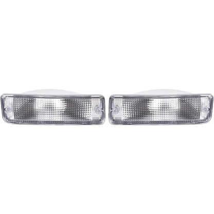 KUAFU Pair Turn Signal Light Compatible with 1989-1995 Toyota Pick-Up Truck 1990-1991 Toyota 4Runner SR5 (2 Wheel Drive Models) Driver and Passenger Side Clear Lens Replace 81510-89133 81520-89133
