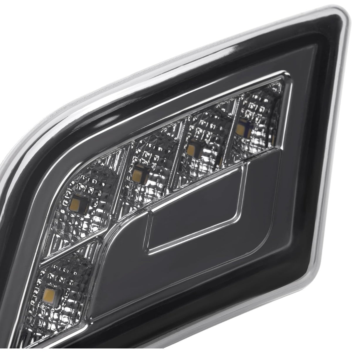 HECASA Pair LED Side Marker Lights Compatible with 2008-2011 Mercedes-Benz C300 C350 C63 AMG 4 Door Sedan Models Side Marker Lamps Replacement for MB2554100 MB2555100 LH&RH Smoke Lens Black Housing