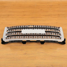 Front Bumper Grille Compatible with 2011-2014 GMC Sierra 2500 HD 3500 HD Replacement for GM1200633 20966057 Bumper Guard Grill W/O Emblem Plastic Chrome Silvery
