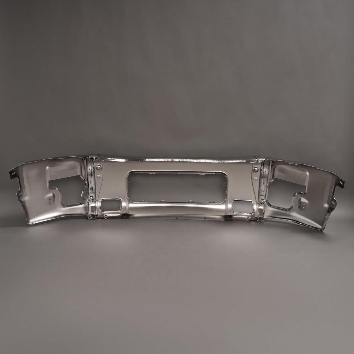 Front Bumper Face Bar Compatible with 2004-2015 Titan, 2005-2007 Nissan Armada, 2004 Pathfinder Armada, Replacement for 62022ZR08A NI1002136 Steel Chrome Silvery 3Pcs