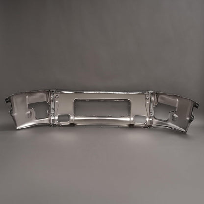 Front Bumper Face Bar Compatible with 2004-2015 Titan, 2005-2007 Nissan Armada, 2004 Pathfinder Armada, Replacement for 62022ZR08A NI1002136 Steel Chrome Silvery 3Pcs