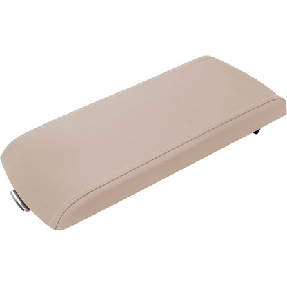 KUAFU Center Console Lid Compatible with 2013-2019 Ford Flex Replacement for FA8Z7406024AA FA8Z-7406024-AA DA8Z7406024AC EA8Z7406024AB Center Console Armrest Cover Lid Plastic Beige