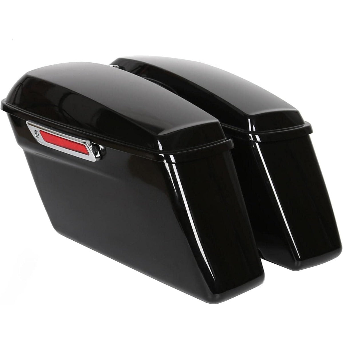 Hard Saddlebags Saddle Bags W/Latch Kit for 2014-UP Harley Davidson Touring Models Road King Street Glide Ultra Electra Glide FLT FLHT FLTRX FLHR